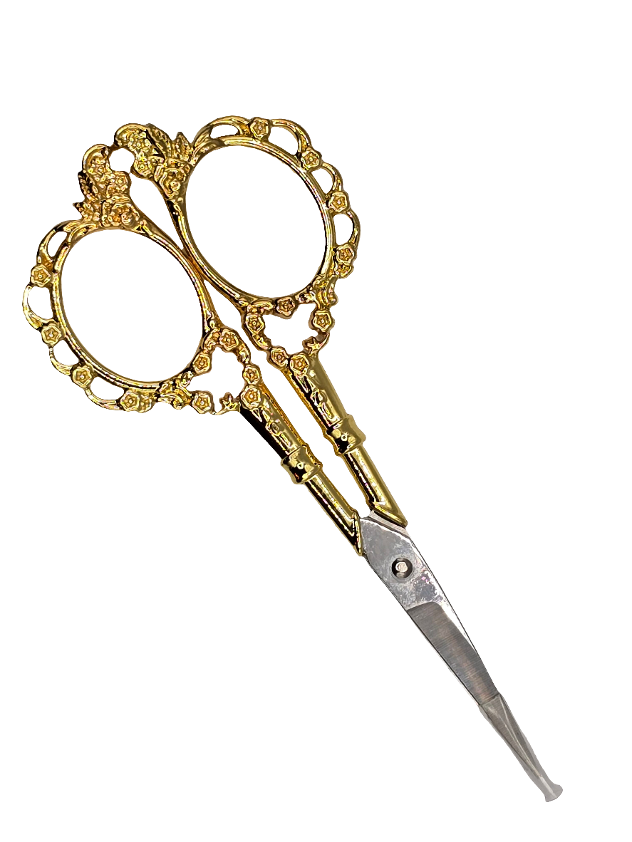 Filigree Embroidery Scissors - Gold
