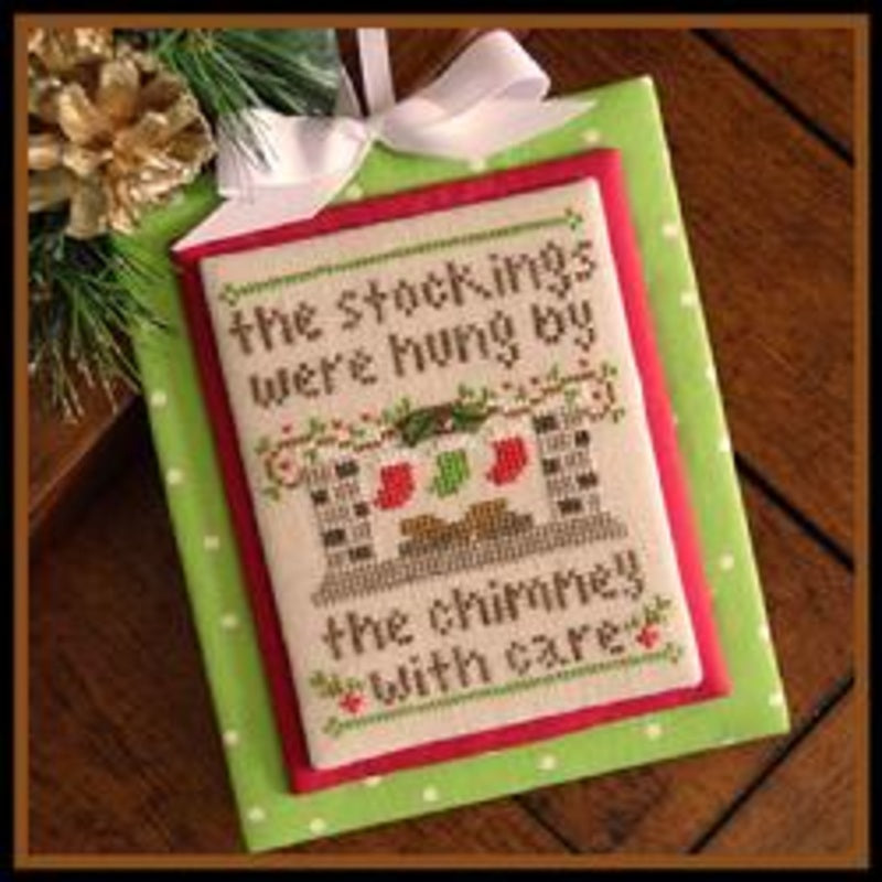 Country Cottage Needleworks - Country Cottage Ornaments - By The Chimney - Cross Stitch Pattern