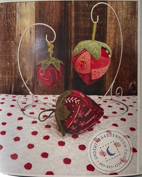 Under the Garden Moon - Scrappy Strawberry Patch
