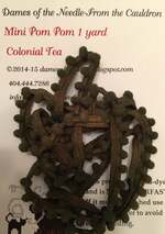 Mini Pom Pom - 1 yard - Colonial Tea