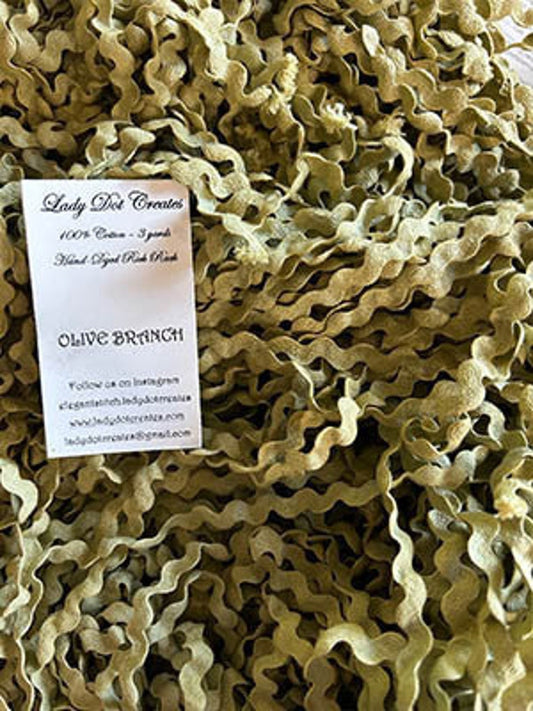 Lady Dot Creates - Olive Branch - Hand-Dyed Rick Rack - Nashville Needlework Market 2026