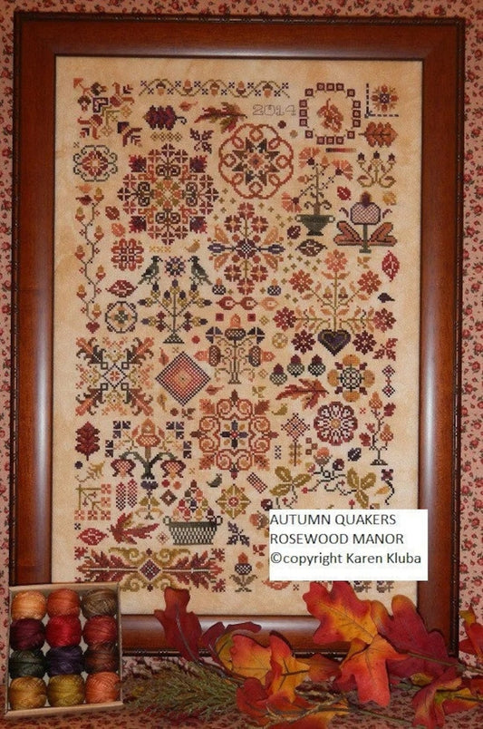Rosewood Manor - Autumn Quakers - Cross Stitch Kit