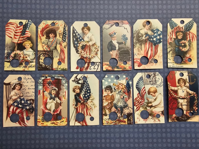 The Cottage Cat Designs - Girl with Flag and Other Patriotic Floss Drops - Nashville Needlework Market 2026