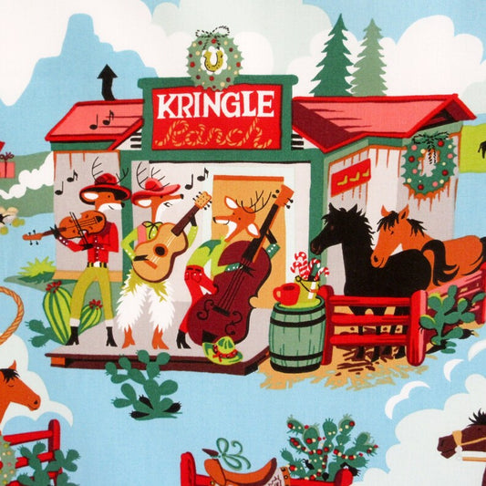 Alexander Henry Fabrics - De Leon Design Group - Kringle Ranch Collection - Quilting Fabric - Off the Bolt