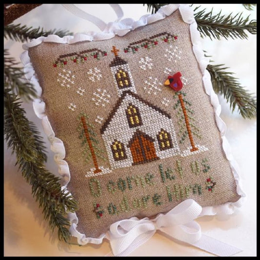 Country Cottage Needleworks - Let Us Adore Him - Cross Stitch Pattern
