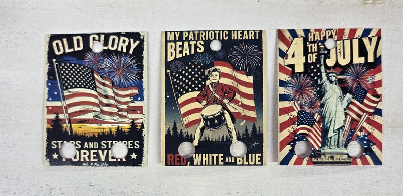 The Cottage Cat Designs - Vintage Patriotic 3 Floss Drops - Nashville Needlework Market 2026