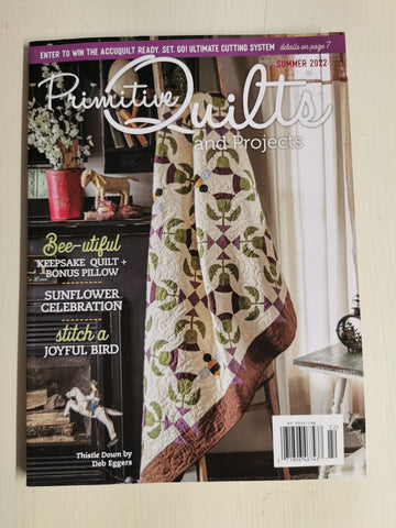 Primitive Quilts and Projects - Spring, Summer, Fall 2022 - Magazine - Single Issue