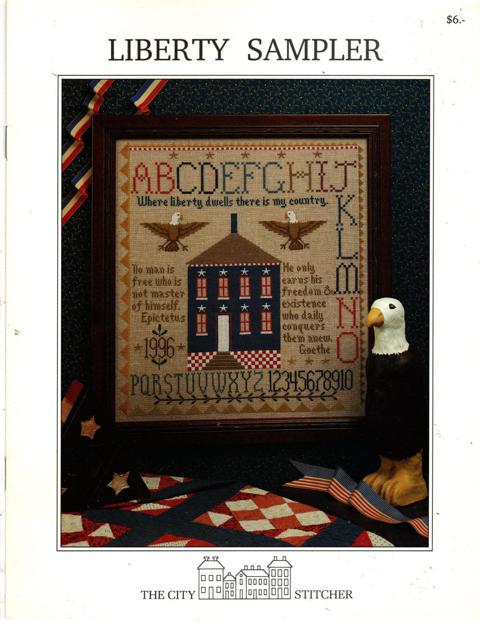 The City Stitcher - Liberty Sampler - Cross Stitch Pattern