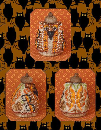 Just Nan - Mr. Nutley Owl - Cross Stitch Pattern