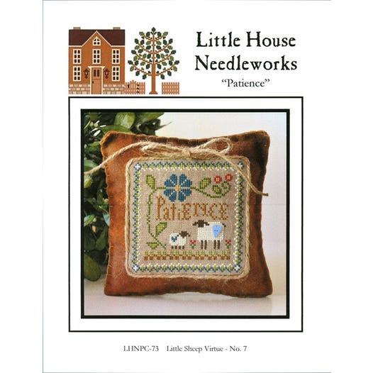 Little House Needleworks - Patience - Little Sheep Virtue No. 7 - Cross Stitch Pattern