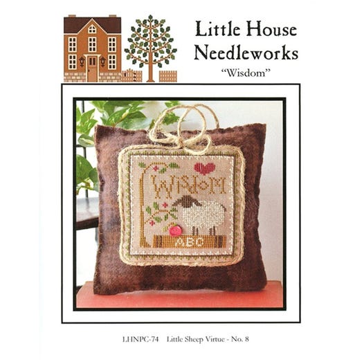 Little House Needleworks - Wisdom - Little Sheep Virtue No. 8 - Cross Stitch Pattern
