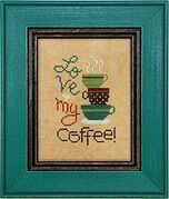 Lizzie Kate - Coffee Crazy - Cross Stitch Pattern