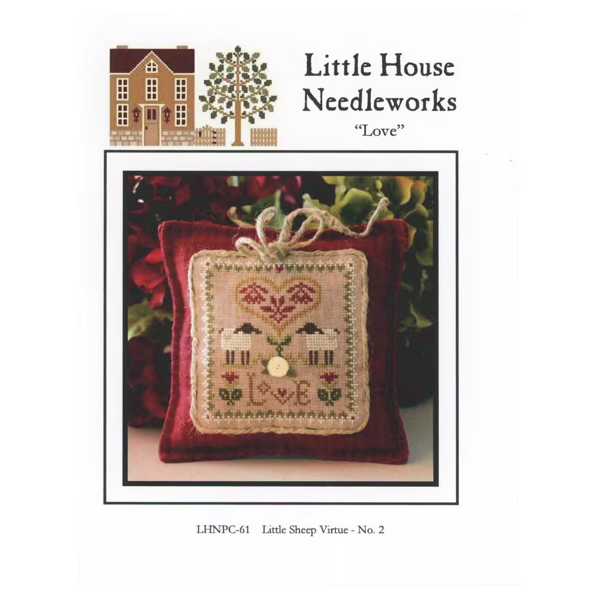 Little House Needleworks - Love - Little Sheep Virtue No. 2 - Cross Stitch Pattern