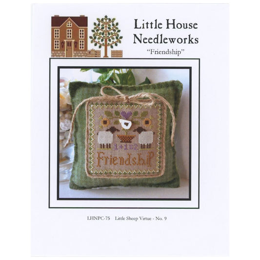 Little House Needleworks - Friendship - Little Sheep Virtue No. 9 - Cross Stitch Pattern