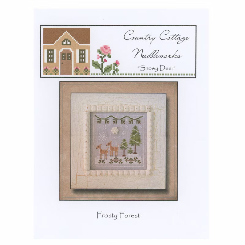 Country Cottage Needleworks - Frosty Forest - Snowy Deer - Cross Stitch Pattern