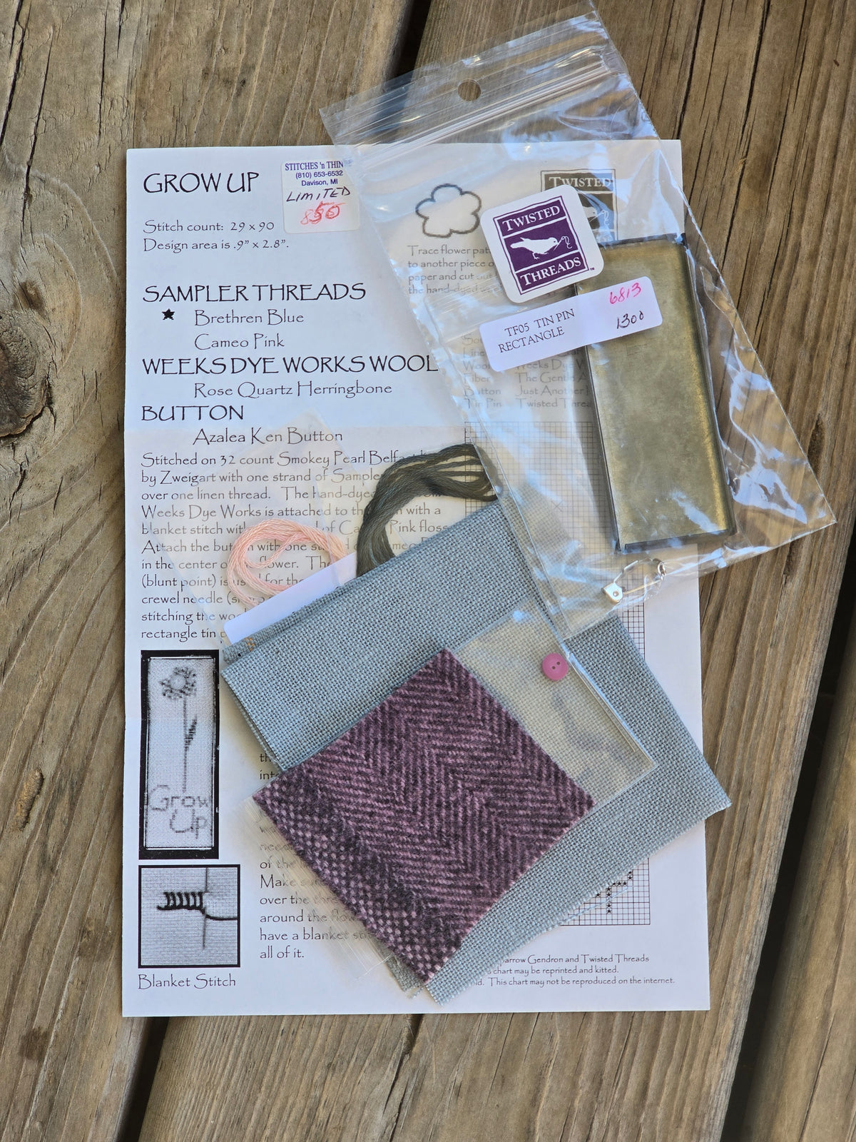Twisted Threads - Grow Up - Cross Stitch Kit
