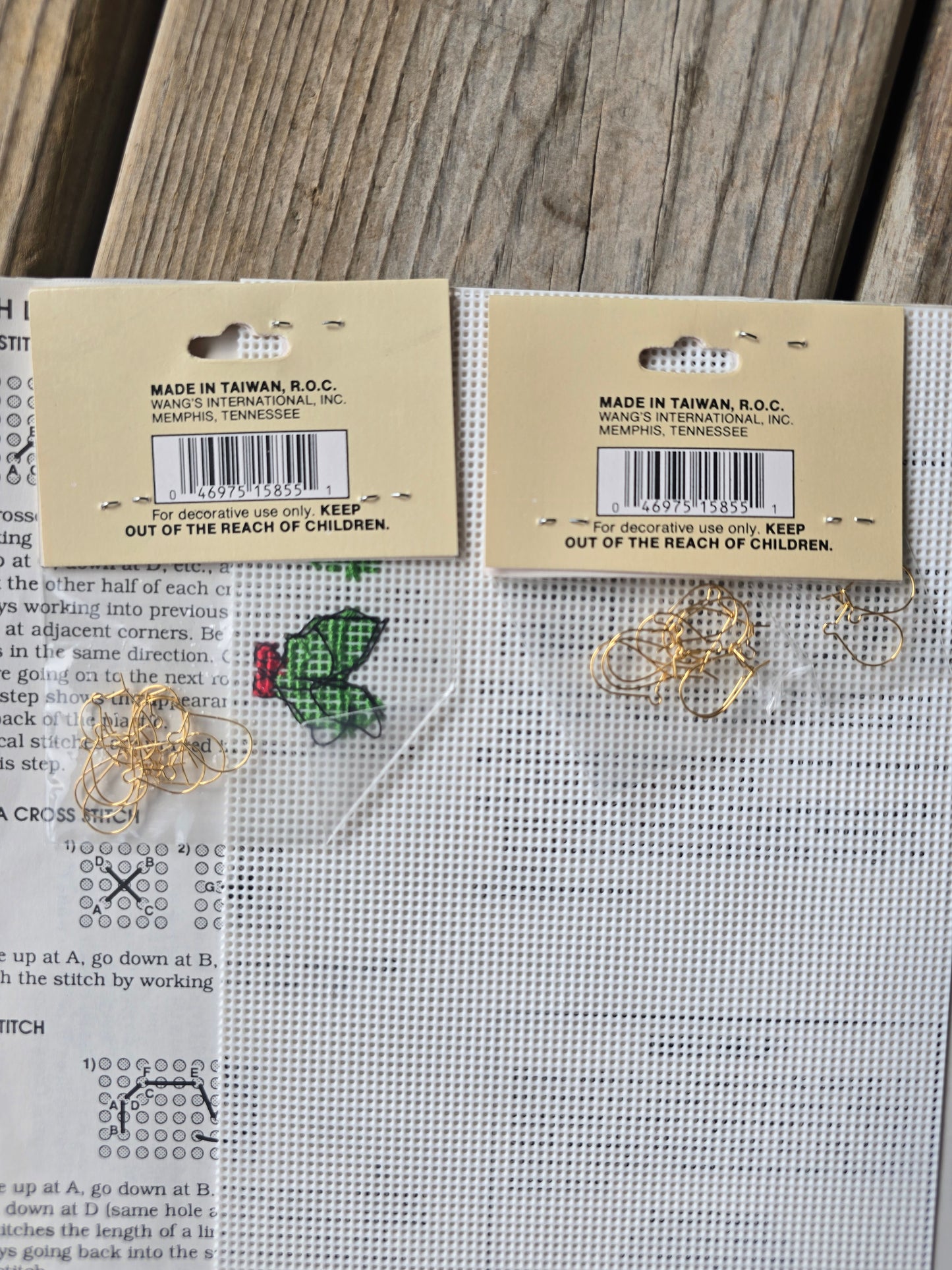 Dimensions - Sunset - Festive Holiday Earrings - Cross Stitch Kit