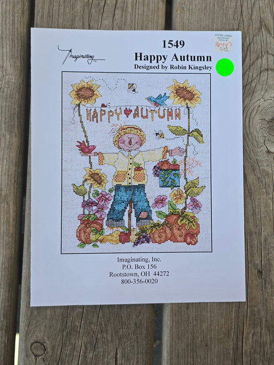 Imaginating, Inc. - Happy Autumn - Cross Stitch Pattern