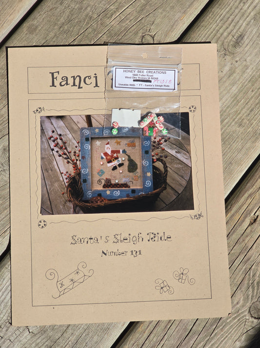 Fanci That - Santa's Sleigh Ride - Number 131 - Cross Stitch Pattern