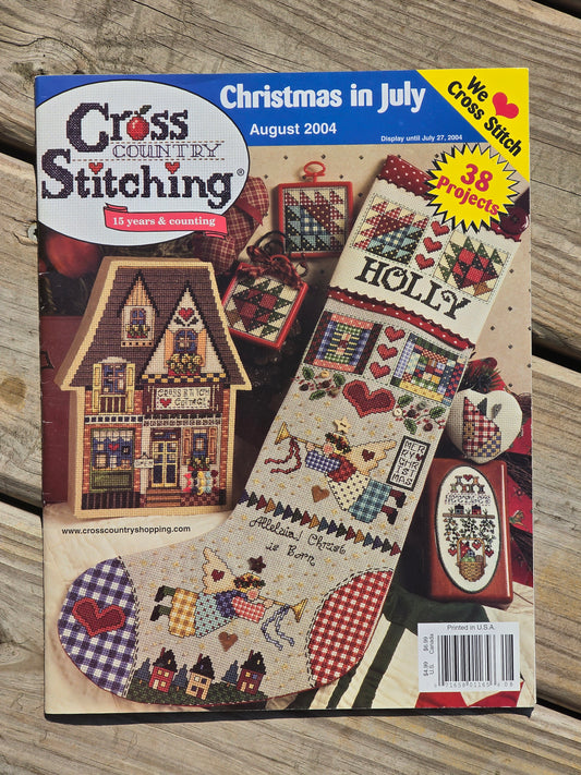 Cross Country Stitching Magazine - August 2004 - Single Issue
