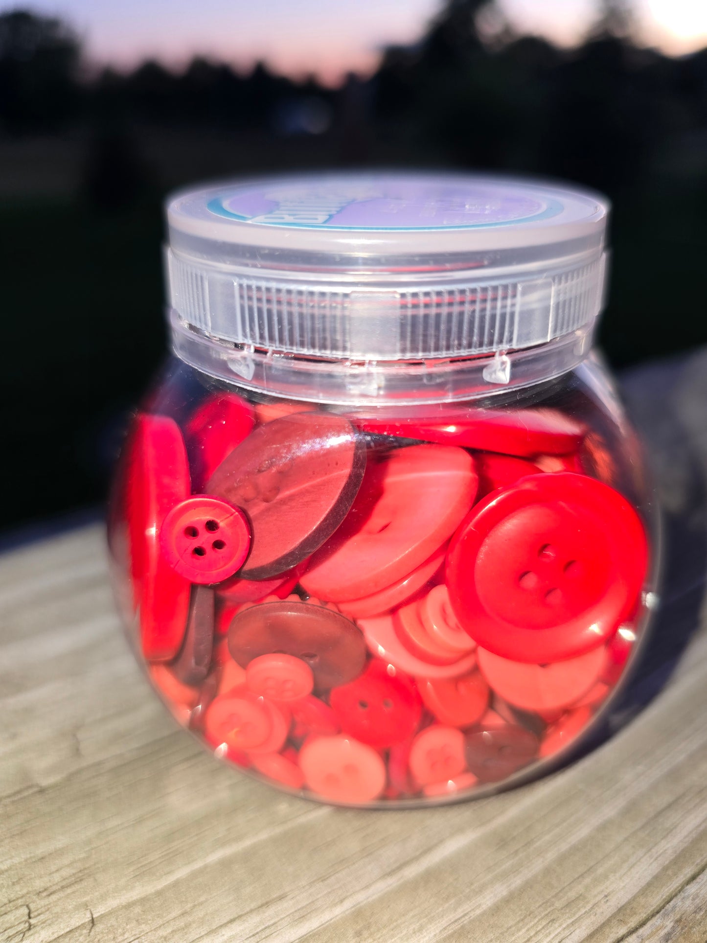 Blumenthal Lansing - Jar of Buttons - Red, Green, Blue or Marigold