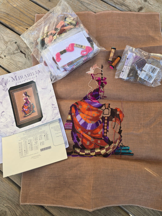 Mirabilia - Gypsy Queen - Partially Completed Cross Stitch Kit