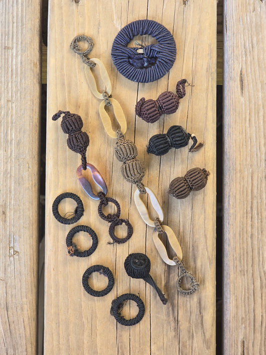Mixed Lot of Vintage Textile Closures