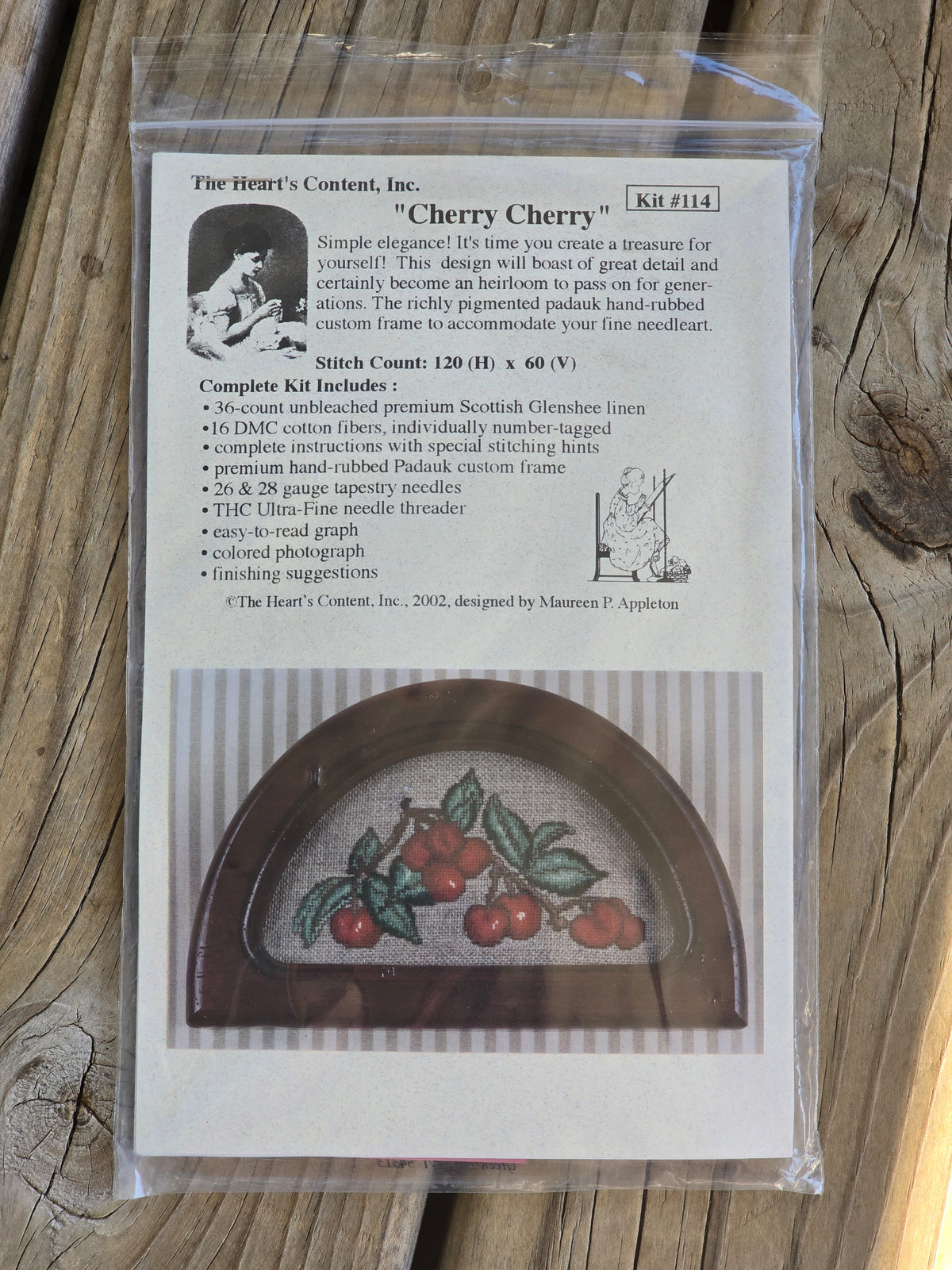 The Heart's Content, Inc. - Cherry Cherry - Cross Stitch Kit