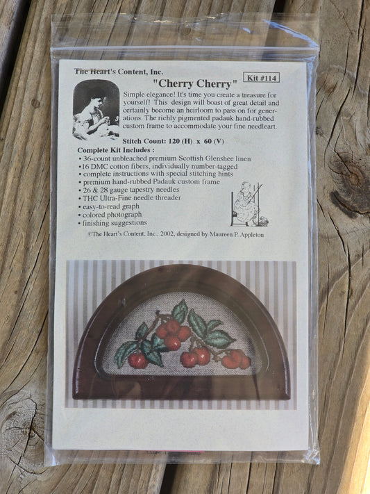 The Heart's Content, Inc. - Cherry Cherry - Cross Stitch Kit