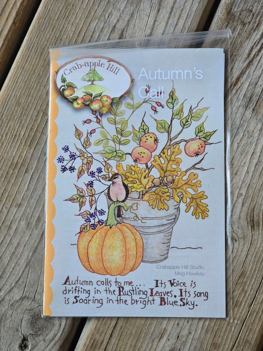 Crab-apple Hill - Autumn's Call - Embroidery Pattern