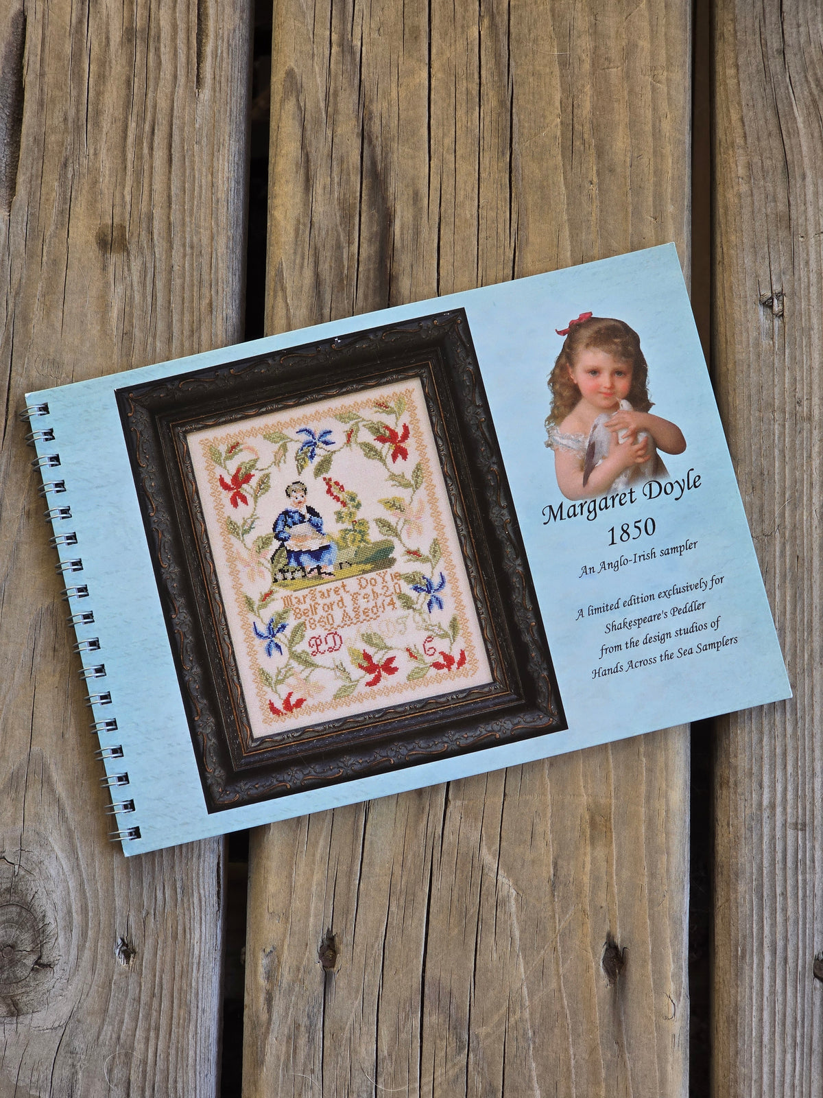Hands Across The Sea Samplers - Margaret Doyle 1850 - Cross Stitch Pattern Booklet
