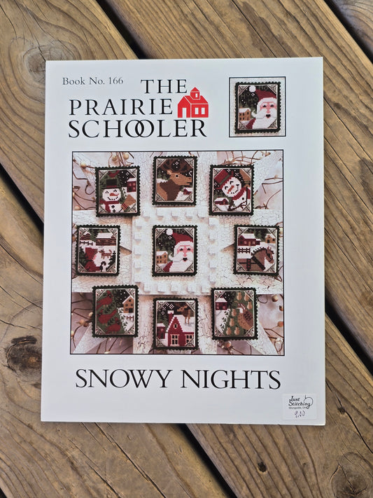 The Prairie Schooler - Snowy Nights - Book No. 166 - Cross Stitch Pattern