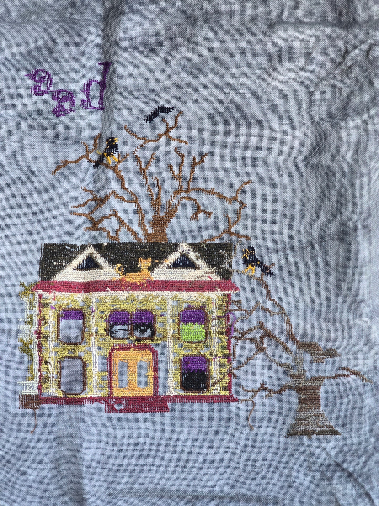 Praiseworthy Stitches - Croaking Toad Manor - Cross Stitch Kit