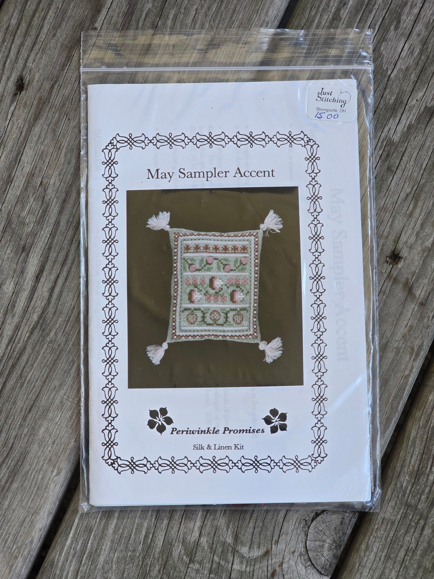 Periwinkle Promises - May Sampler Accent - Sampler Accents - Cross Stitch Kit