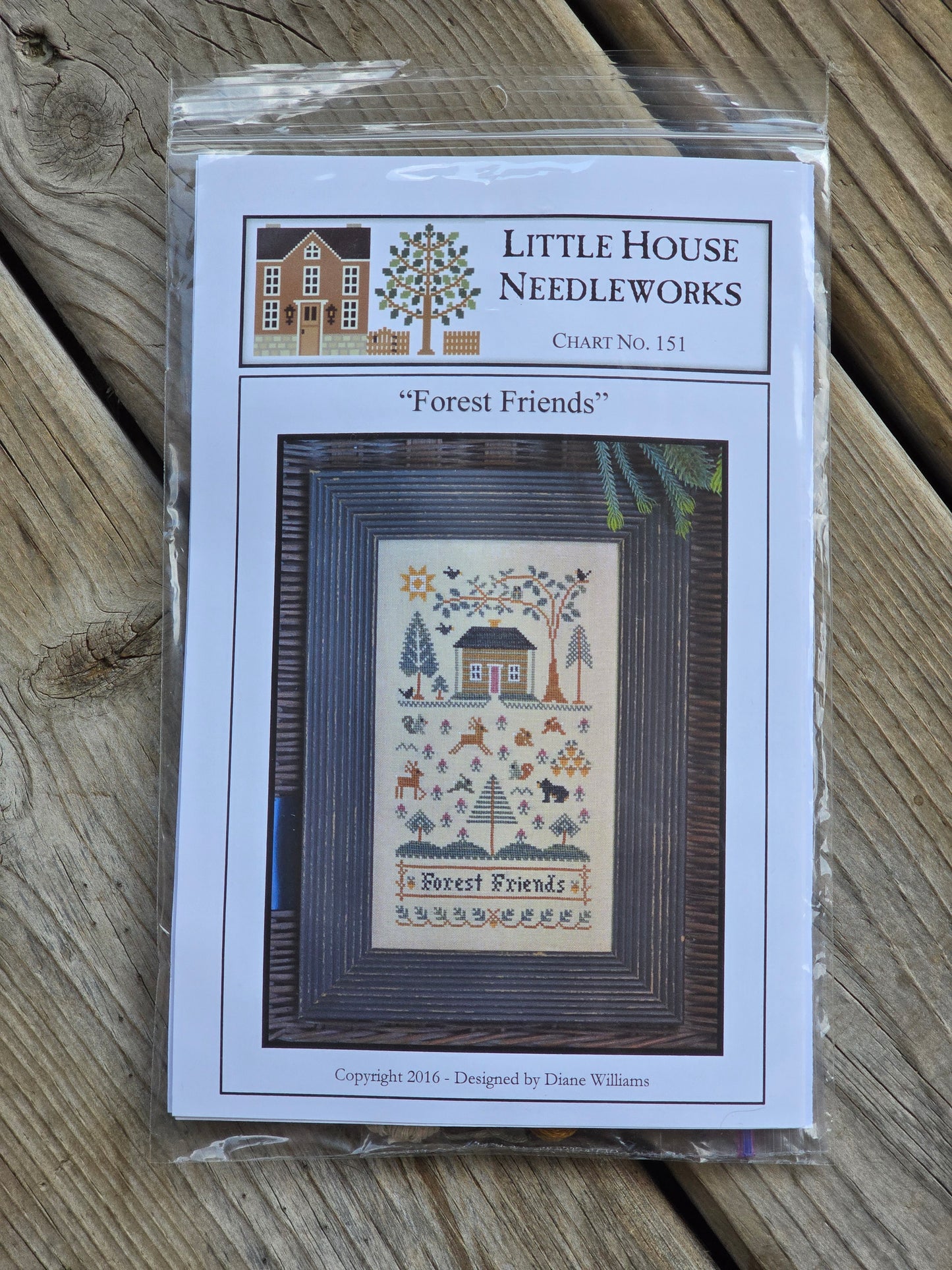 Little House Needleworks - Forest Friends - Cross Stitch Pattern