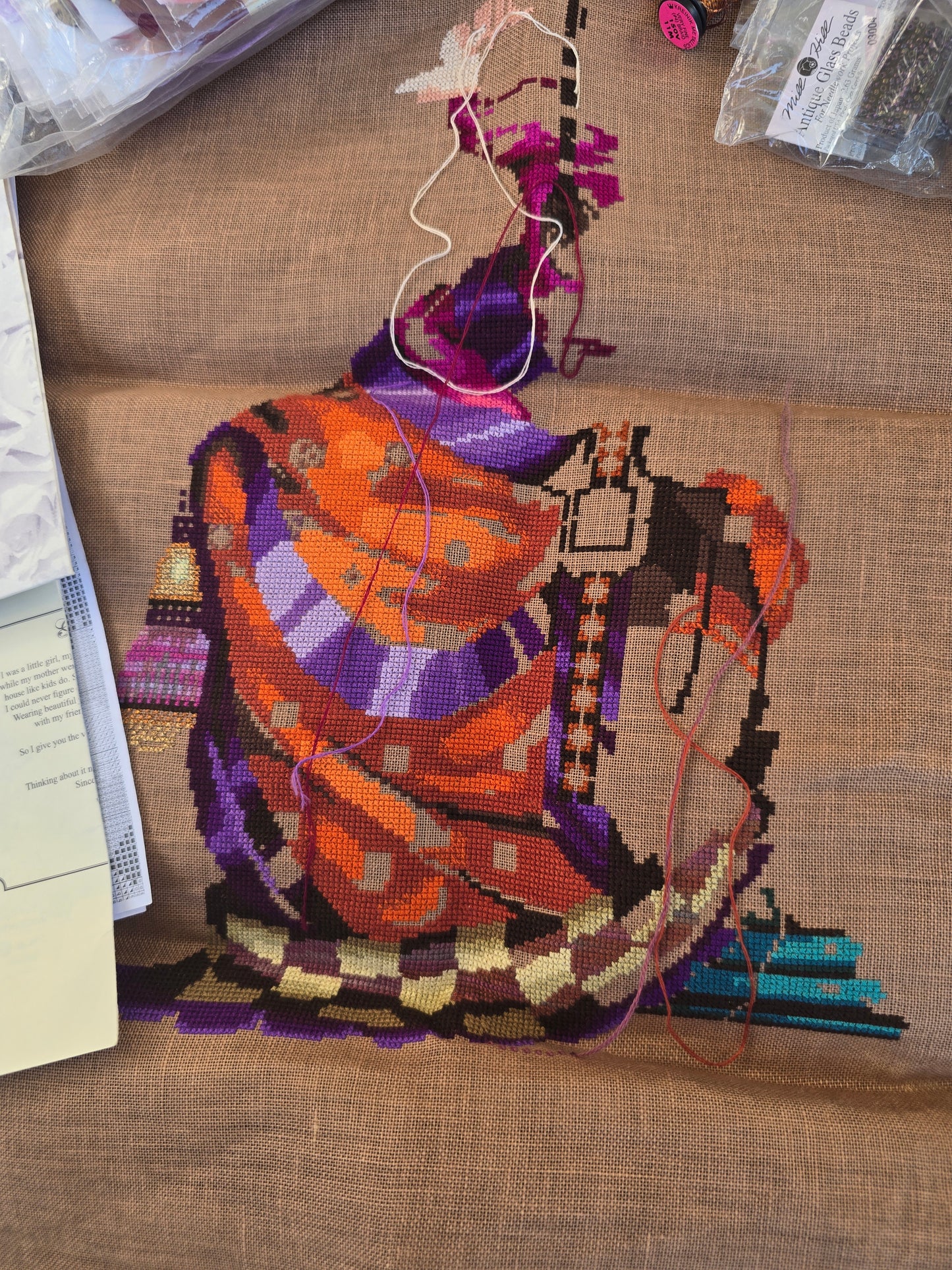 Mirabilia - Gypsy Queen - Partially Completed Cross Stitch Kit