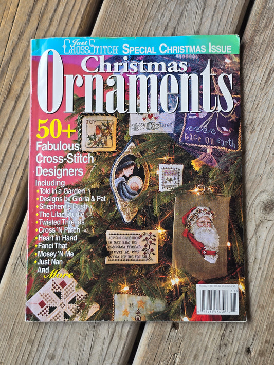 Just Cross Stitch - Special Christmas Issue - Christmas Ornaments - Holiday 1997