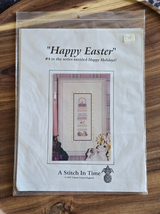 A Stitch In Time - Happy Easter - Cross Stitch Pattern