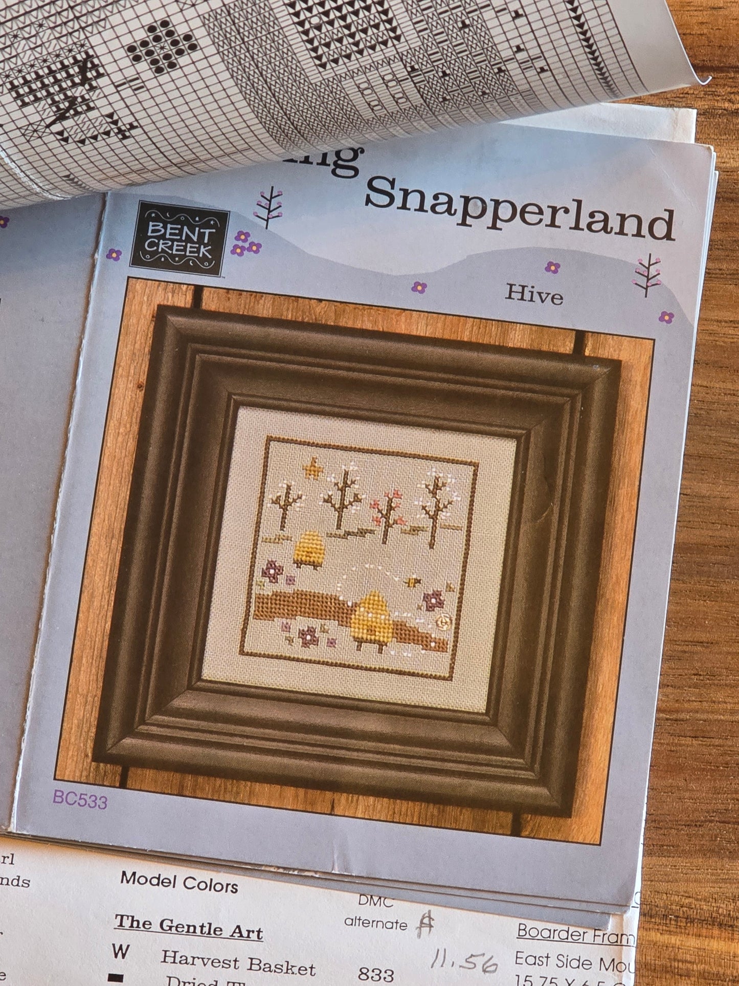 Bent Creek - Spring Snapperland - Cottage, Hive, Coop, Hutch - Cross Stitch Pattern