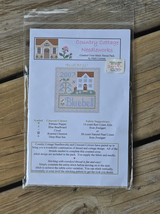 Country Cottage Needleworks - Bluebell - Cross Stitch Kit