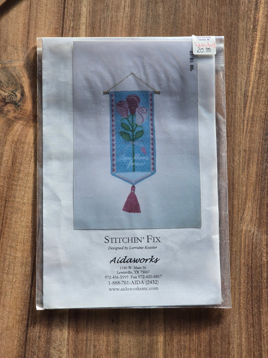 Aidaworks - Stitchin' Fix - Love Blooms Forever - Cross Stitch Kit