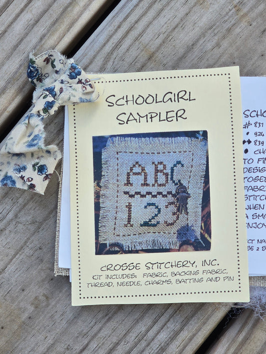 Crosse Stitchery, Inc. - Schoolgirl Sampler - Cross Stitch Kit