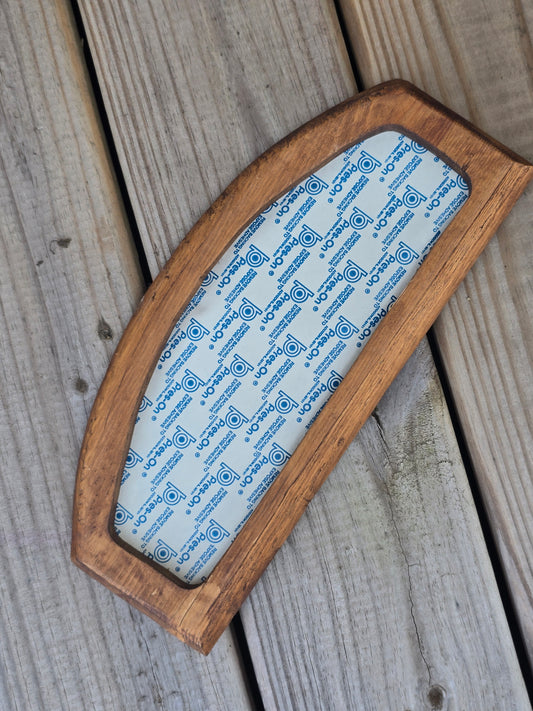 Brown Arched Wooden Picture Frame - 10.25" x 3.5” -  Home Decor