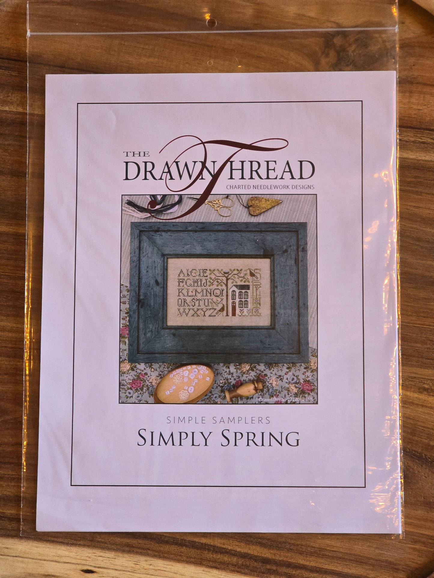 The Drawn Thread - Simply Samplers - Simply Spring - Cross Stitch Pattern