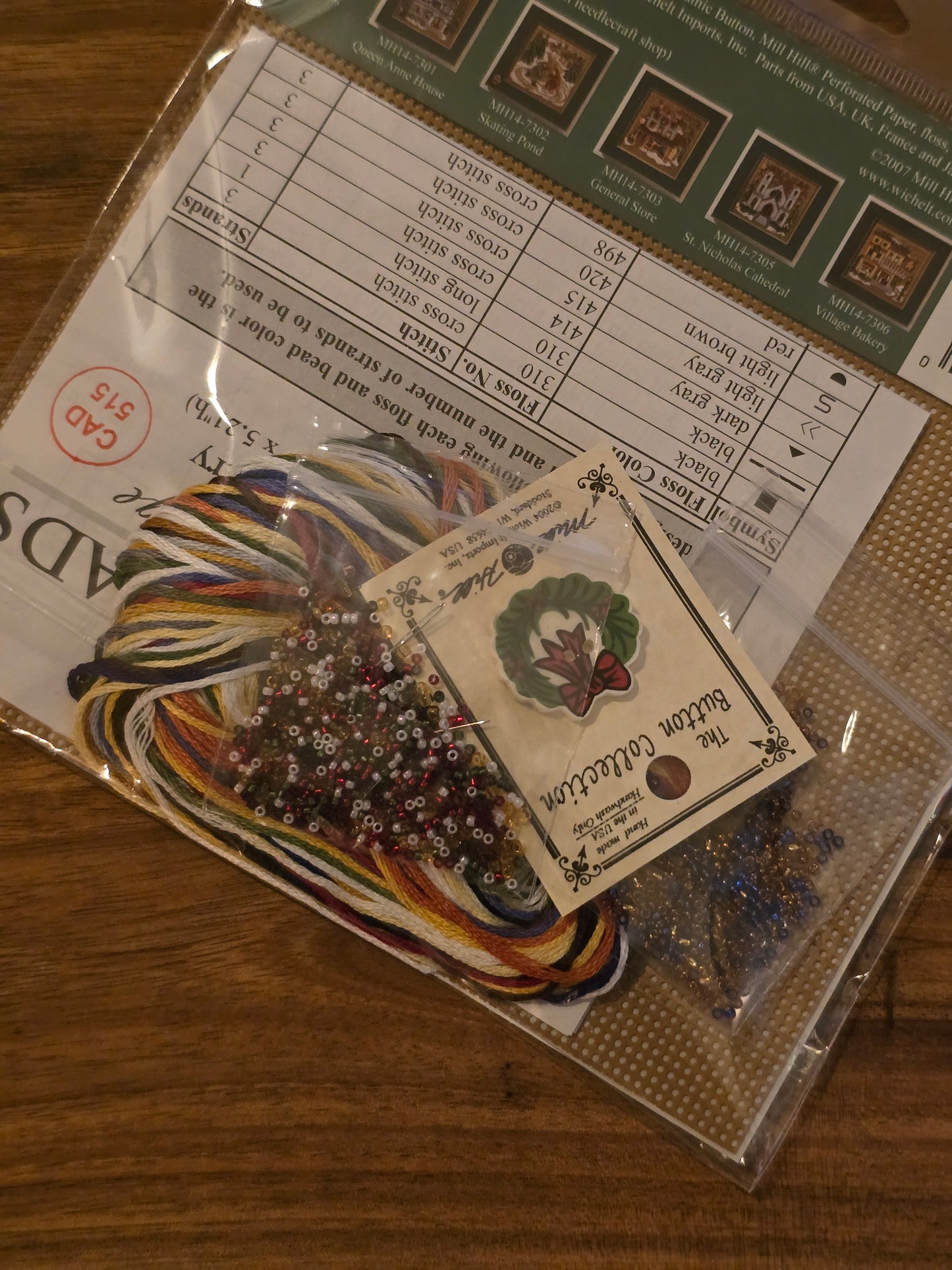 Mill Hill - Buttons & Beads - Winter Series - Christmas Village - Apothecary - MH14-7304 - Cross Stitch Kit
