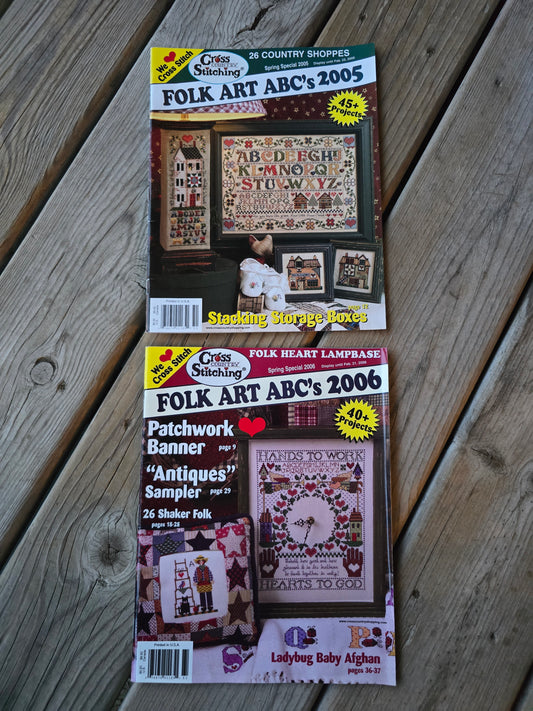 Cross Country Stitching Magazine - Special Spring Issues 2005-2006 - Folk Art ABC’s