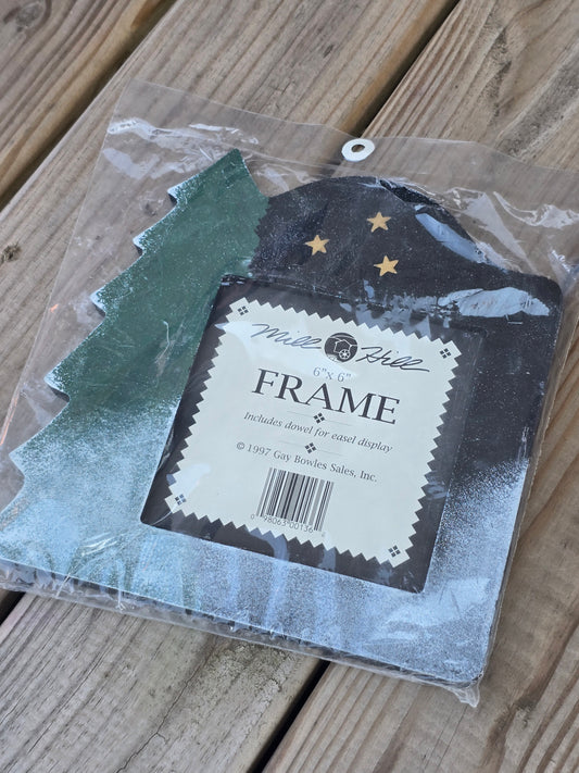 Mill Hill - Tree Scene Wooden Picture Frame - 9.75" x 9.75" - Home Decor