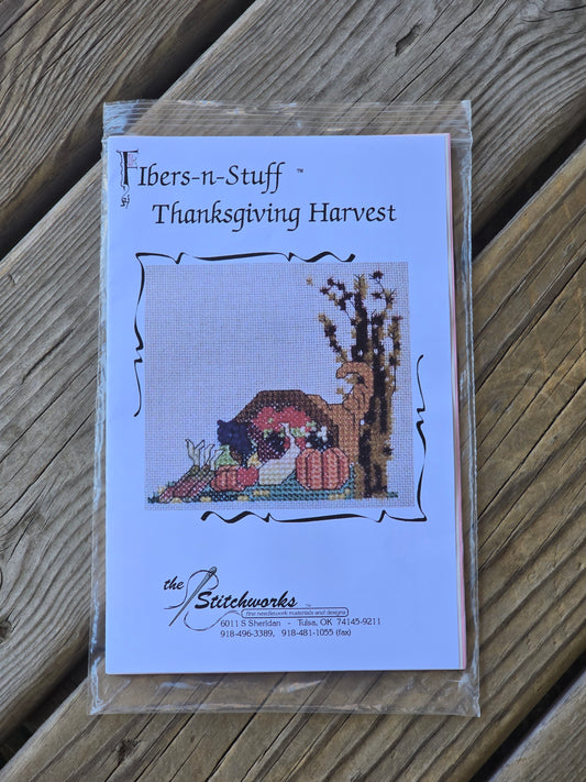 The Stitchworks - Fibers-n-Stuff - Thanksgiving Harvest - Cross Stitch Kit