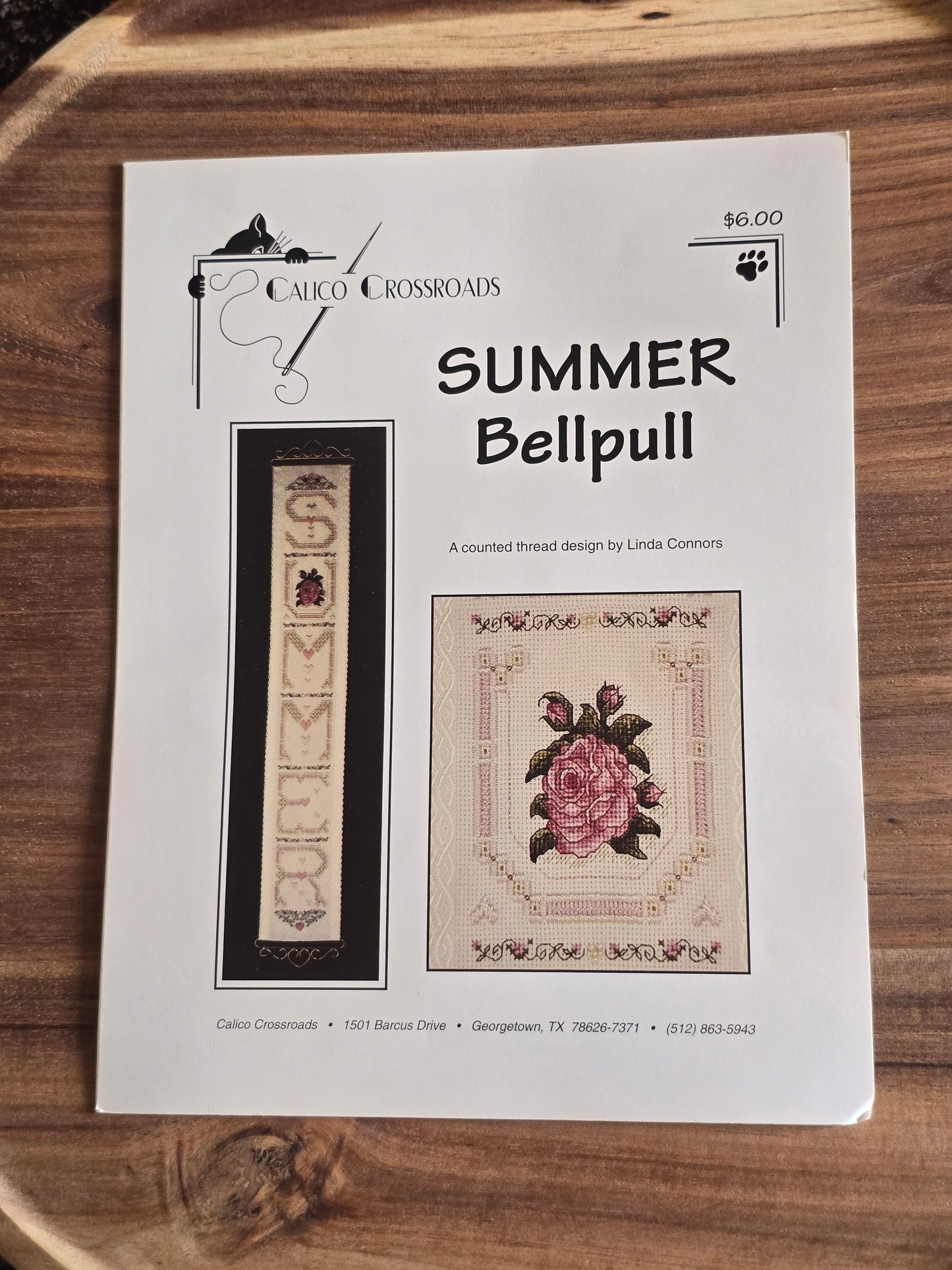 Calico Crossroads - Summer Bellpull - Cross Stitch Kit