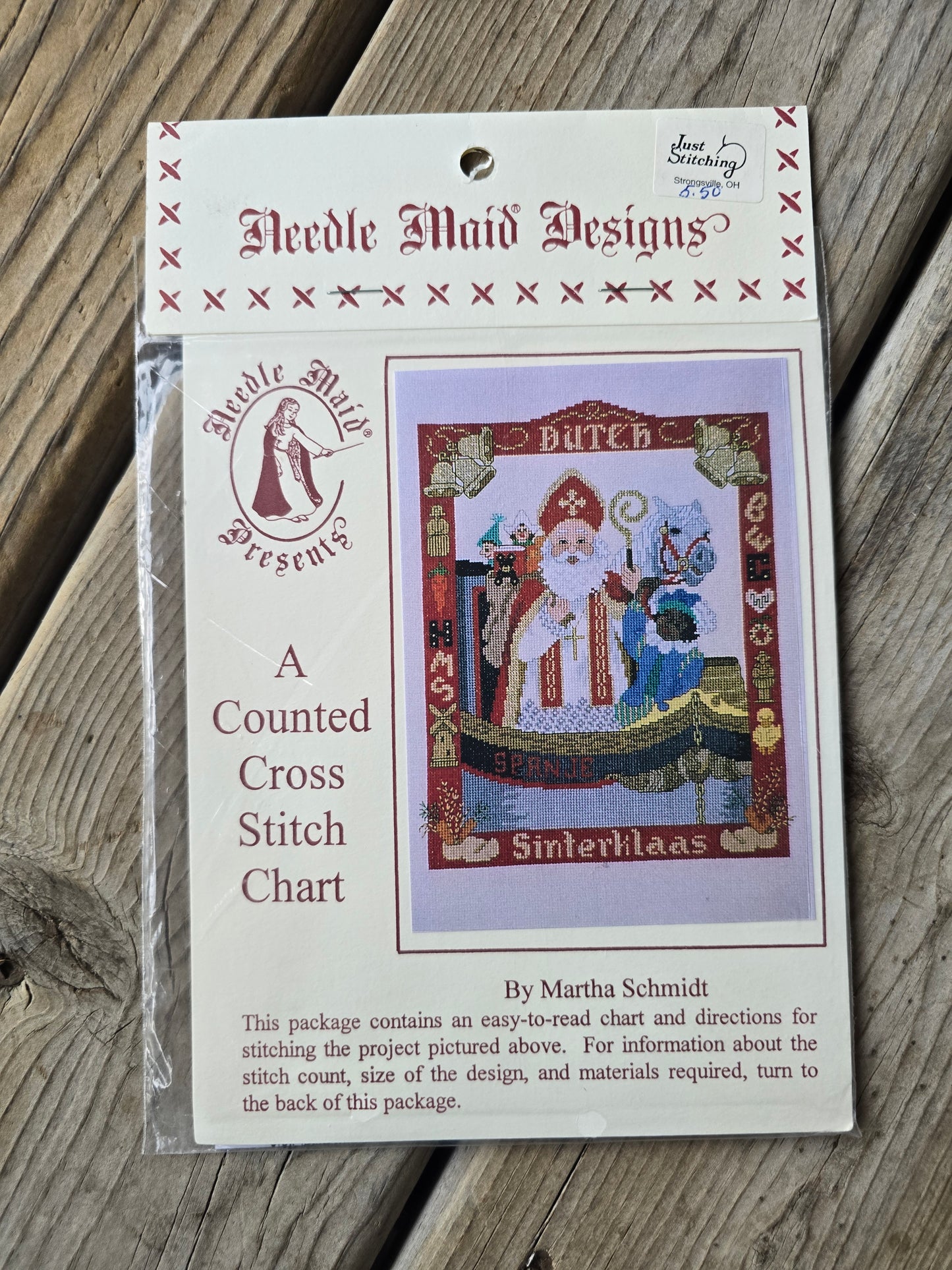 Needle Maid Designs - Dutch Sinterklaas - Cross Stitch Pattern